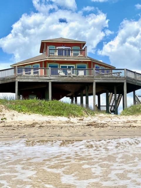 Stunning Beachfront 3 Bedroom Home, Coralmoonbeach Bolivar Peninsula Exterior foto