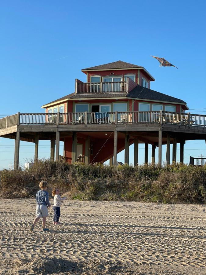Stunning Beachfront 3 Bedroom Home, Coralmoonbeach Bolivar Peninsula Exterior foto